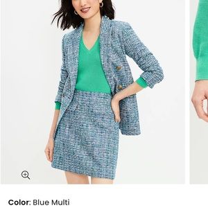 Brand new LOFT tweed skirt with tags! Perfect for work!